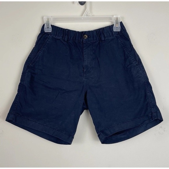 LOT OF 2 Bearbottom Stretch Shorts Mens Small 7" Inseam Chino Black Blue Pockets - Picture 8 of 13